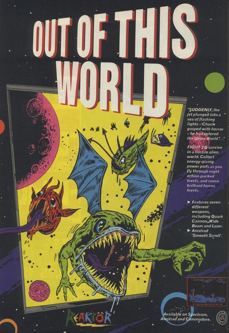 Original Out of This World advertisement
